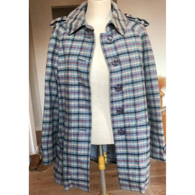 MARC JACOBS Pre-owned Wool Coat In Blue