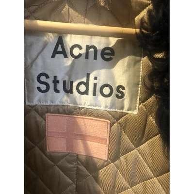 Pre-owned Acne Studios Coat In Black
