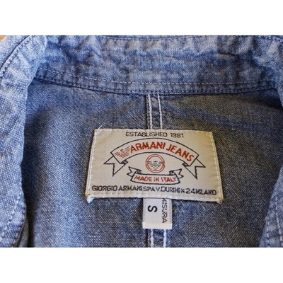 Pre-owned Armani Jeans Blue Cotton  Top