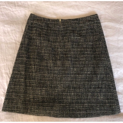 Pre-owned Hugo Boss Brown Cotton - Elasthane Skirt