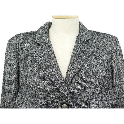 Pre-owned Chanel Grey Tweed Jacket