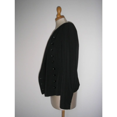 Pre-owned Chanel Wool Jacket In Black