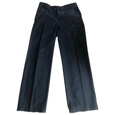 Pre-owned Marc By Marc Jacobs Large Pants In Blue