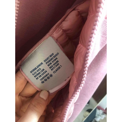 Pre-owned Moncler Pink Jacket