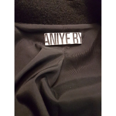 Pre-owned Aniye By Wool Coat In Black