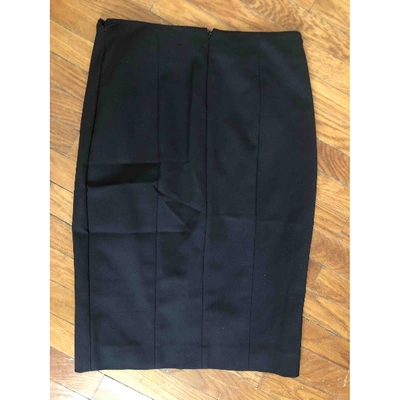 Pre-owned Versus Black Cotton - Elasthane Skirt