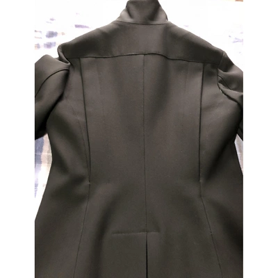 Pre-owned Narciso Rodriguez Coat In Black