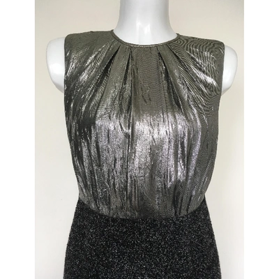 Pre-owned Michael Kors Silver Wool Dress