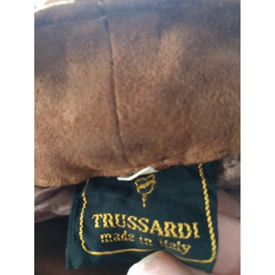 Pre-owned Trussardi Carot Pants In Camel