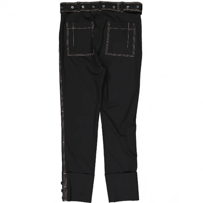 Pre-owned Proenza Schouler Straight Pants In Black