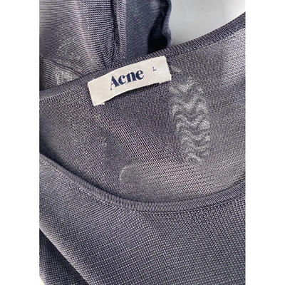 Pre-owned Acne Studios Mid-length Dress In Grey