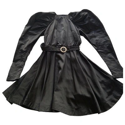 Pre-owned Rotate Birger Christensen Mini Dress In Black