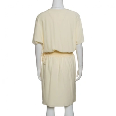 Pre-owned Chloé Yellow Silk Dress