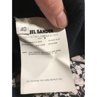 JIL SANDER Pre-owned Wool Dress In Blue