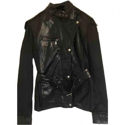 Pre-owned Belstaff Leather Jacket In Black