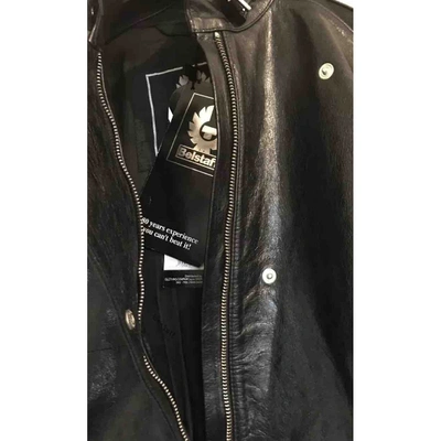 Pre-owned Belstaff Leather Jacket In Black