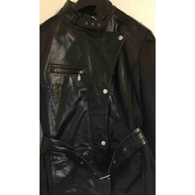 Pre-owned Belstaff Leather Jacket In Black