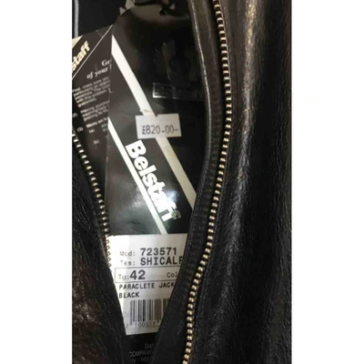 Pre-owned Belstaff Leather Jacket In Black