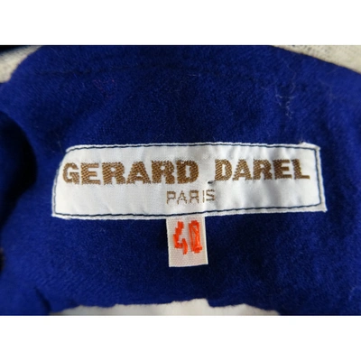 Pre-owned Gerard Darel Navy Wool Dress