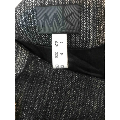 Pre-owned Maska Wool Maxi Dress In Grey