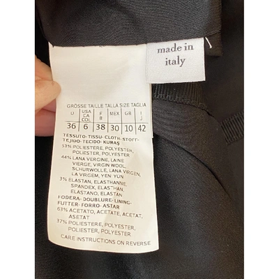 Pre-owned Max Mara Black Polyester Jacket