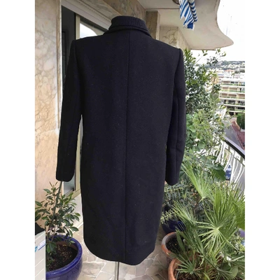 Pre-owned Sandro Black Wool Coat
