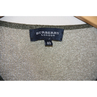 Pre-owned Burberry Vest In Khaki