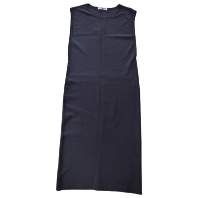 Pre-owned Jil Sander Mid-length Dress In Navy