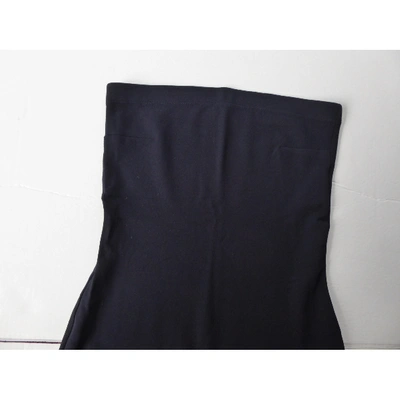 Pre-owned Jil Sander Mid-length Dress In Navy