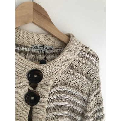 Pre-owned House Of Dagmar Beige Cotton Knitwear