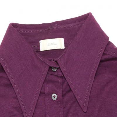 Pre-owned Malo Wool Shirt In Purple