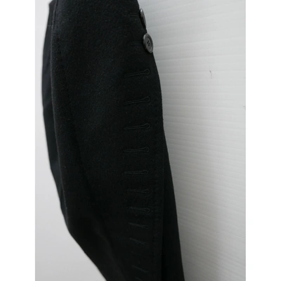 Pre-owned Louis Vuitton Cashmere Mid-length Skirt In Black