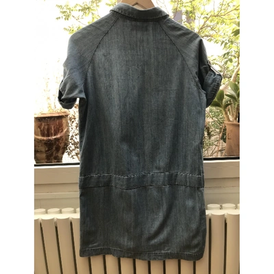 Pre-owned M.i.h. Jeans Mini Dress In Blue