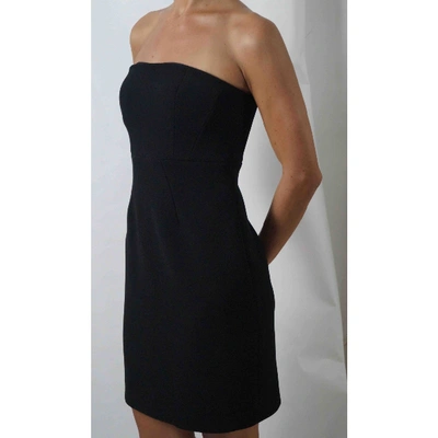 Pre-owned Diane Von Furstenberg Mini Dress In Black