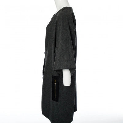 Pre-owned Lanvin Wool Coat In Grey