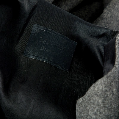 Pre-owned Lanvin Wool Coat In Grey