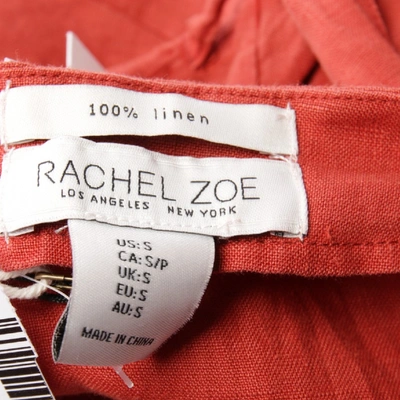 Pre-owned Rachel Zoe Brown Linen Jumpsuit