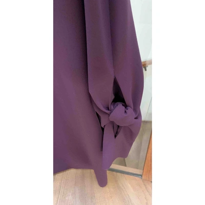 Pre-owned Victoria Beckham Dress In Purple