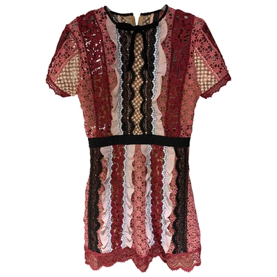 Pre-owned Self-portrait Multicolour Lace Dresses