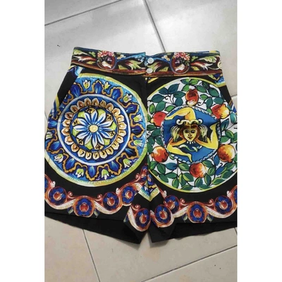 Pre-owned Dolce & Gabbana Multicolour Cotton Shorts