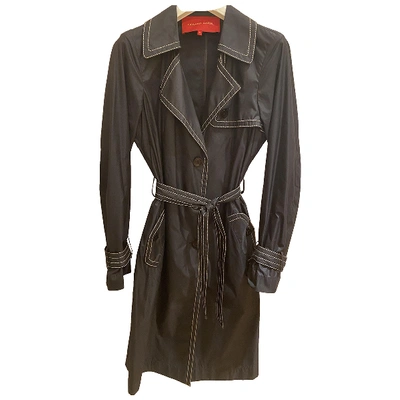 Pre-owned Gerard Darel Trench Coat In Black