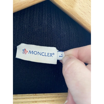 Pre-owned Moncler Black Wool Dress