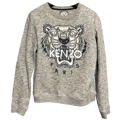 Pre-owned Kenzo Grey Cotton Knitwear