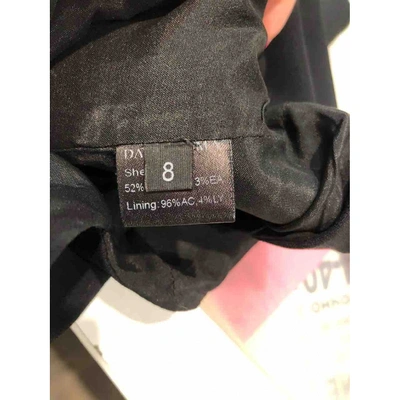 Pre-owned David Koma Silk Camisole In Black