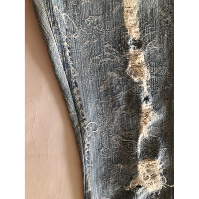 Pre-owned Ermanno Scervino Slim Jeans In Blue