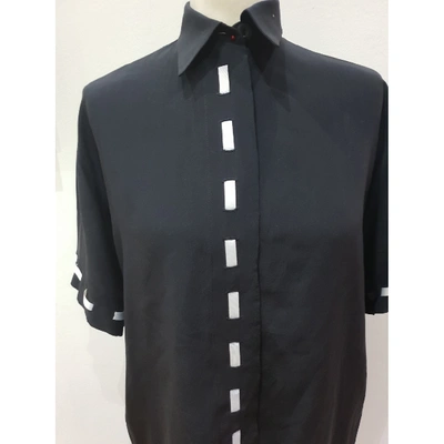 Pre-owned Fendi Silk Shirt In Black