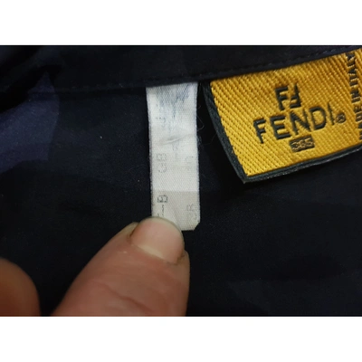 Pre-owned Fendi Silk Shirt In Black