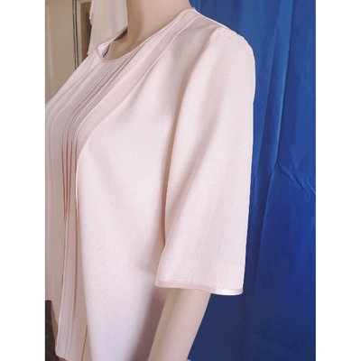 Pre-owned Courrèges Silk Blouse In Pink
