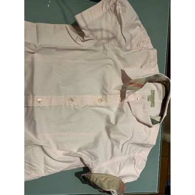 Pre-owned Burberry Shirt In Pink