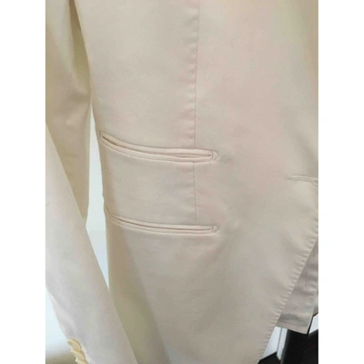 Pre-owned Tagliatore White Cotton Jacket